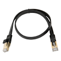 Miniatyrbilde 6 av 8: Cat 8 Ethernet-kabel 40 Gbps 2000 Mhz RJ45 hann-grensesnitt 0,5 meter/19,7 tommer Ethernet-ledning for PS5 for ruter