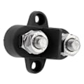 Miniatyrbillede 8 af 8: DC 48V Samleskinne Terminalblok 5/16in M8 Isolerede Dobbelte Positive Strømfordelingsforbindelsesbolte med Afstandsstykke Sort
