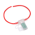 Miniatyrbillede 7 af 8: 30A 12AWG Transparent Sikringsholder Manuel Reset Sikring Vandtæt Støvtæt til Biler Yachts RV'er Lastbiler