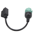 Miniatyrbillede 3 af 8: 16-pin til 8-pin 9-pin OBD2 Kabel Diagnostisk Værktøj Scanner Konverter Adapter Kabel Udskiftning til Mack Tunge Lastbiler