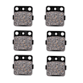 Miniatyrbilde 3 av 8: 6 stk. Bremsklosser foran og bak for TRX400EX TRX400X Sportrax 9914