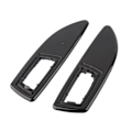 Miniatyrbillede 5 af 8: 2 stk. Sideblinklys Repeater Rammesæt Bil Tilpasninger Udskiftning til Vauxhall Corsa D Range 2006-2014 Blank Sort