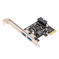 Miniatyrbillede 6 af 8: PCIE til USB 3.0 Udvidelseskort SUU3055N Desktop Usb3.0 19/20PIN Grænseflade Udvidelseskort