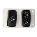 Miniatyrbillede 5 af 8: DC12 24V Marine Toilet Kontrolpanel Kontakt 3 Vejs Hurtig Respons RV Toilet Vippekontakt til Både Yachts