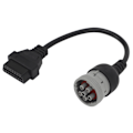 Miniatyrbillede 7 af 8: 6-benet til 16-benet OBD1 til OBD2 Diagnostisk Kabel Diagnostisk Scanner Konverter til J1708 Tung Lastbil