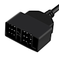 Miniatyrbild 4 av 8: 22-Pin till 16-Pin OBD2 Adapterkontakt Diagnostikkabel