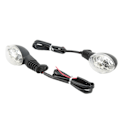 Miniatyrbild 4 av 8: 2 st MC Fram- & Bakblinkers DC 12 V LED Blinkerindikatorlampa Ersättning för NINJA 250R 2008‑2012 Transparent
