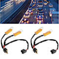 Miniatyrbillede 2 af 8: 2 stk. LED Decoder Belastningsmodstand Bil Forlygte Blinkende Fejlfri Ledningsnet til H4