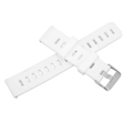 Miniatyrbilde 5 av 8: 20mm Myk Silikonklokkebånd Armbånd Utbytting med Flatt Hode Luft Huller for Amazfit GTS 3 Hvit