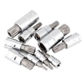 Miniatyrbilde 3 av 8: 12-punkts trippel firkantet splines bitsokkelsett - 10 stk, M4-M18, 1/4\" 3/8\" 1/2\" Drive Reparasjonsverktøysett