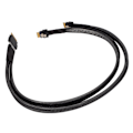 Miniatyrbild 6 av 8: Mini SAS-kabel 24 Gbps snabb överföring SATA/ATA-gränssnitt 0,5 m längd SFF8654 8I till 2xSFF8654 4I-kabel