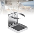 Miniatyrbilde 8 av 8: Sammenleggbar drikkekoppholder i rustfritt stål for marinebåt, lastebil, RV, justerbar