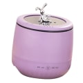 Miniatyrbilde 2 av 8: Mini riskoker 1,8L Non Stick Smart elektrisk riskoker for korn suppe grøt gryter EU-plugg 220V lilla