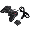 Miniatyrbilde 2 av 8: Dobbel motor svært sensitivt kablet gamepad-spillhåndtak for PS2-spillkonsollkontroller