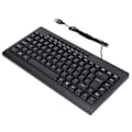 Miniatyrbild 7 av 8: Mini Tangentbord Hemmakontor Skrivbordsdator Laptop 95 Tangenter Svart Mini Trådbundet USB Enkelt Litet TangentbordEngelska