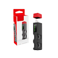 Miniatyrbilde 1 av 8: Ladestasjon Multifunksjon LED-indikator Mini USB-laderstasjon for Switch-kontroller