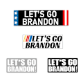 Miniatyrbilde 7 av 8: Let's Go Brandon Klistremerker Bil Støtfanger Klistremerke Morsom for Skateboard Laptop Hjelm