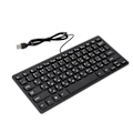 Miniatyrbillede 2 af 8: Mini USB-kablet tastatur - 78 taster, ultratynd, lydløs, russisk sprog