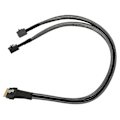 Pikkukuva 7 / 8: Mini SAS -kaapeli, vahva kestävyys, 12 Gbps datanopeus, SFF‑8654 8i - SFF‑8643 palvelimen järjestelmäkortin kaapeli