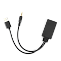 Pikkukuva 3 / 8: Bluetooth 5.0 vastaanottimen sovitinkaapeli USB+ 3,5 mm portti stereoääni auton AUX- universal