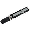 Miniatyrbillede 4 af 8: 20mm Justerbar Silikon Urrem til Amazfit GTS 3/GTS 2/Bip S/Bip U Smartwatch Sort Grå