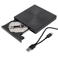 Pikkukuva 1 / 8: Kaksiosainen ulkoinen optinen asema 5 Gbps vakaa tiedonsiirto USB 3.0 Type C CD-asema kotiin, toimistoon ja kannettavaan tietokoneeseen
