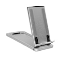 Miniatyrbillede 2 af 8: Justerbart mobiltelefonstativ Foldbart aluminiumslegering Tablet Computer Telefonholder Sølv