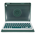 Miniatyrbillede 4 af 8: Tastatur etui med blyantholder til IOS Tablet 10.2in 2019 7 Generation 10.2in 2019 8 Generation 10.2in 2020 9 Generation Grøn