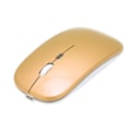 Miniatyrbillede 2 af 8: 2.4G Trådløs Mus Ultratynd Genopladelig Lydløs 1600DPI Farve Baggrundslys Spilmus med 2.4G Modtager til Bærbar Computer Guld
