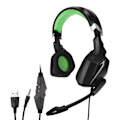 Miniatyrbild 1 av 8: 3,5 mm Spelheadset Stereo Över-öronhörlurar med Volymkontroll för Switch för PS4 för Xbox