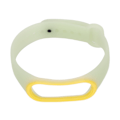 Miniatyrbilde 1 av 8: Smartklokke Armbånd Lysende Bånd Silikon Anti-Tapt Utbyttbar Rem med Porøs Justering for Mi Band 6 5 4 3 NFC