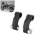 Miniatyrbillede 7 af 8: 2 stk. Motorcykel Bakspejl Forlængerbeslag Adapter Passer til R 1200GS LC 2013-2018 Sort