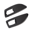 Miniatyrbillede 2 af 8: 2 stk. Sideblinklys Repeater Rammesæt Bil Tilpasninger Udskiftning til Vauxhall Corsa D Range 2006-2014 Blank Sort