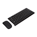 Miniatyrbillede 3 af 8: Trådløst Tastatur & Mus Combo 10 Meter Transmission Intelligent Sleep Ergonomisk Design 2.4G USB Tastatur & Mus Sæt Sort
