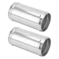 Miniatyrbillede 2 af 8: 1 par Slange Samler Rørforbindelse 50mm Fremragende Tætning Fast Klemning Varmebestandig Aluminium Legering Slangeforbindelse Til Biler