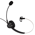 Miniatyrbillede 8 af 8: H360‑RJ9‑VA Telefonheadset RJ9 Stik Sort Lydstyrkejustering Enkeltsidet Business Headset til Call Centers Kontorer