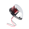 Miniatyrbillede 4 af 8: Båd Navigationslys Rød Grøn Lys 8W LED 12V Rustfrit Stål Skal Dråbeformet Sejl Signal Lampe