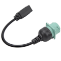 Miniatyrbillede 5 af 8: 16-pin til 8-pin 9-pin OBD2 Kabel Diagnostisk Værktøj Scanner Konverter Adapter Kabel Udskiftning til Mack Tunge Lastbiler