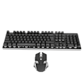 Miniatyrbild 5 av 8: RGB Tangentbord Mus Combo LED Bakgrundsbelyst Uppladdningsbart 2000mAh Batteri 7D 3200DPI Möss Trådlöst Tangentbord Mus Set för PC Gamer