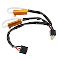 Miniatyrbillede 4 af 8: 2 stk. LED Decoder Belastningsmodstand Bil Forlygte Blinkende Fejlfri Ledningsnet til H4