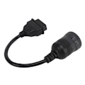 Miniatyrbillede 7 af 8: Lastbilsdiagnose Interface Adapter 16 Pin OBD2 9 Pin Adapterkabel Automobil Diagnostisk Værktøj