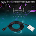 Miniatyrbillede 6 af 8: Bil USB Audio AUX Input Stik Switch Kabel til RCD310 Golf/GTI/R MK5 MK6 Jetta 5KD035724