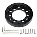 Miniatyrbillede 1 af 8: Ratadapter Sort Plade CNC Aluminiumlegering til Logitech G25 G27 G29 G920 13 14in Rat 70mm/2.75in