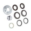 Miniatyrbilde 4 av 8: 9 stk Motorsykkel Styrelager Kit Aluminium Legering Styrestamme Hode Rullelager Erstatning for CRF50 Z50 Z50R