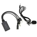 Miniatyrbillede 3 af 8: Bluetooth 5.0 AUX Kabel Adapter med Mikrofon Håndfri Opkald Udskiftning til Ford Focus/Mondeo
