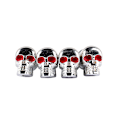Miniatyrbillede 1 af 8: 4 stk. 3D Skelet Motorcykel Nummerplade Skruefastgørelser
