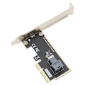 Pikkukuva 5 / 8: PCIE X4 - U.2 -sovitinkortti SFF-8643 Mini SAS HD 36-nastainen naaras PCIE -sovitinkortti perinteiselle pöytätietokoneelle