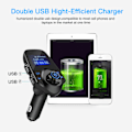 Pikkukuva 4 / 8: T11 Bluetooth Langaton Handsfree Autosarja MP3-soitin FM-lähetin USB-laturi