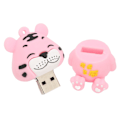 Miniatyrbilde 3 av 8: USB-minnebrikke Tiger Utseende Ultra Stabil Teknologi Fleksibel Lim U-disk for Datamaskin Bærbar PC CarTiger Fødsel til Strøm 128GB
