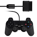 Miniatyrbilde 3 av 8: Dobbel motor svært sensitivt kablet gamepad-spillhåndtak for PS2-spillkonsollkontroller